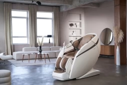 Массажное кресло с искусственным интеллектом Skyliner 3, бежевое, фото 5