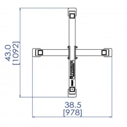 Стойка для хранения аксессуаров тренажеров Powertec WB-ASR10, фото 10