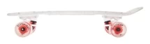 Скейтборд прозрачный Playshion 22″ FS-PS002 со светящимися колесами