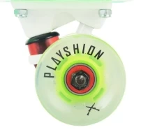 Скейтборд прозрачный Playshion 22″ FS-PS002 со светящимися колесами