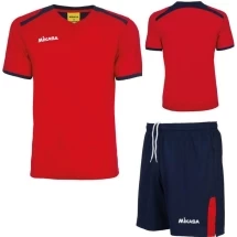 Форма волейб. муж. &quot;MIKASA&quot;, арт. MT351-062-M, р. M, 100% полиэстер, темносине-красный