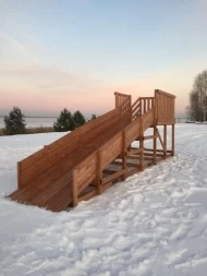 Деревянная горка SWAN-1, фото 5