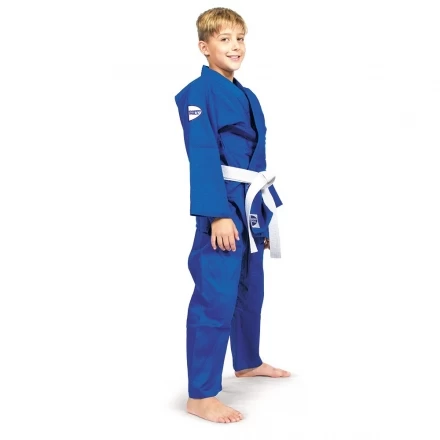 Кимоно дзюдо &quot;GREEN HILL JUNIOR&quot; арт. JSJ-10227-00, р.00/120, курт.хлоп., брюки хлоп./полиэст., син., фото 1