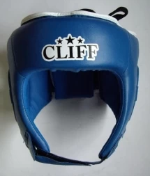 Шлем боксерский CLIFF CS-500 открытый (PVC) синий р.M