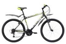 Велосипед Black One Onix 26 черно-зеленый 18&quot;