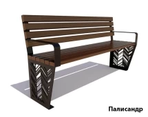 Парковая скамейка Гарнизон, Сосна 1,2 м