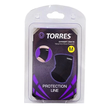 Суппорт локтя &quot;TORRES&quot;, неопрен 3 мм, размер XL, черный, фото 2