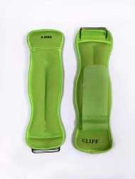 Утяжелители на руки Cliff песок 0,5кг (2х0,25кг) салатовые