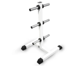 Стойка для хранения дисков Barbell МВ 1.15 на 50 мм - елочка (на 6 позиций) белый