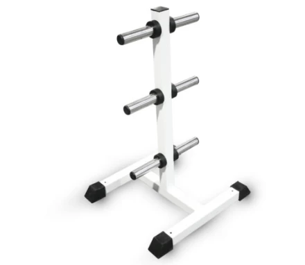 Стойка для хранения дисков Barbell МВ 1.15 на 50 мм - елочка (на 6 позиций) белый, фото 1