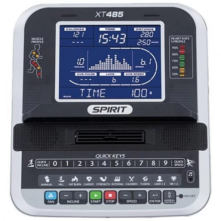 Беговая дорожка SPIRIT XT485 Black			, фото 7