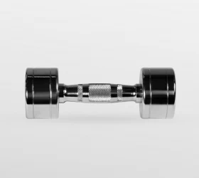 BRONZE GYM BG-PA-DB-C05 Гантель хромированная 5 кг, фото 3