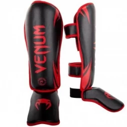 Щитки Venum Challenger Neo Black/Red, фото 1