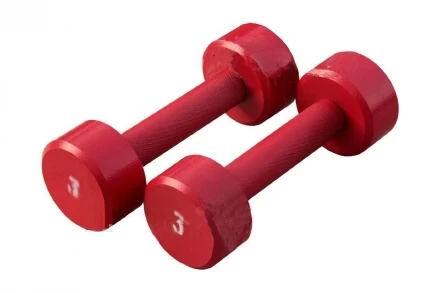  Гантель «ProfiGym» неразборная с полимерным покрытием, 3 кг  ГНП-3, фото 1