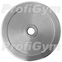 Диск хромированный «ProfiGym» 20 кг посадочный диаметр 31 мм  ДТХ - 20/31 