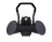 Тренажёр для пресса AB Roller SND чёрный с ковриком 45 х 30 x 3.5 cм