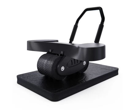 Тренажёр для пресса AB Roller SND чёрный с ковриком 45 х 30 x 3.5 cм, фото 2