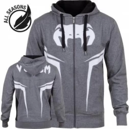Толстовка Venum Shockwave 3 Hoody - Lite Series - All seasons Heather Grey, фото 1