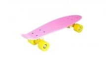 Скейт пластиковый 22х6&quot;, розовый