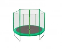 Батут DFC Trampoline Fitness 10ft наружн.сетка, св.зел. (305см)