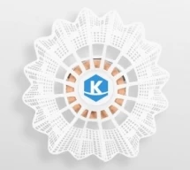 KRAFLA SH-W100 Волан для бадминтона (выписывать-отгружать строго упаковками по 5 шт/по 20 шт)
