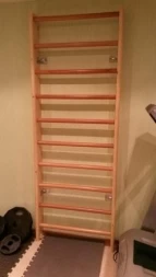 Шведская стенка деревянная Effectsport ДМБ-ТФ 260х80х14, фото 5