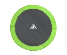 Батут DFC Trampoline Fitness 12ft наружн.сетка, св.зел. (366см) (два короба)
