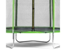 Батут DFC Trampoline Fitness 12ft наружн.сетка, св.зел. (366см) (два короба)
