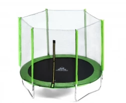 Батут DFC Trampoline Fitness 12ft наружн.сетка, св.зел. (366см) (два короба), фото 1