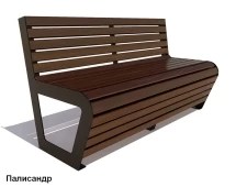 Скамейка уличная Клин, Лиственница 2 м