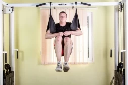 Петли подвесные атлетические B1, малый карабин, фото 4