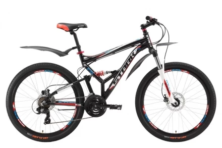 Велосипед Stark&#039;17 Jumper 26.2 FS HD черно-красный 18&quot;, фото 1