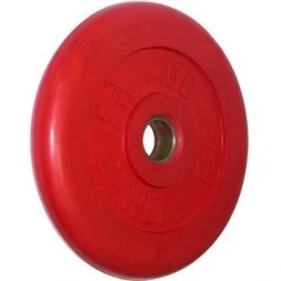 Диск обрезиненный цветной BARBELL 25 кг., d51мм