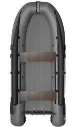 Моторная лодка ПВХ Фрегат 390 FM Jet/L/S (ФМ Джет/Л/С) с фальшбортом Серый, фото 1