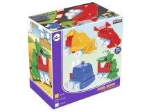 Конструктор из 21 детали Pilsan Model Blocks (03-213)