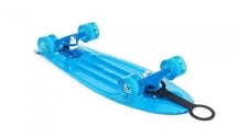Скейт пластиковый (27X8&quot;) синий  Moove&amp;Fun, PP2708-1 blue
