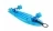Скейт пластиковый (27X8&quot;) синий  Moove&amp;Fun, PP2708-1 blue