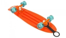 Скейт пластиковый (27X8&quot;) синий  Moove&amp;Fun, PP2708-1 blue