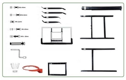 Баскетбольный щит 60&quot; DFC BOARD60P, фото 3
