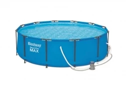 Бассейн Bestway Steel Pro Max 56418 (366х100см, 9150л., насос-фильтр, лестница)