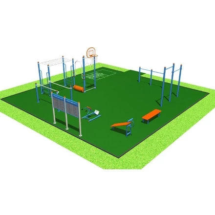 Площадка для физической подготовки. Ступень 4-5 (№1), фото 1