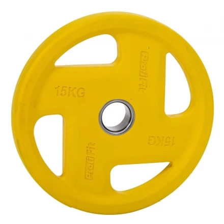 Диск обрезиненный PROFI-FIT цветной FASSION D-51, 15 кг, фото 1