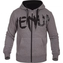Толстовка Venum &quot;Undisputed&quot; Hoody Black - Neo Yellow Logo