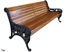 Скамейка парковая Ренессанс, Лиственница 1,8 м