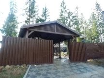Навес для двух авто ИСТРИНСКИЙ Несущий каркас