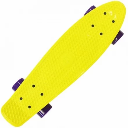 Скейтборд круизер Shark TLS-402 Yellow 27&quot; желтый пластиковый , фото 1