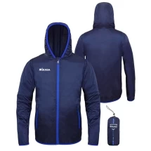 Куртка-ветровка унисекс &quot;MIKASA&quot;, арт. MT911-064-XL, р. XL, 100% нейлон, темно-синий
