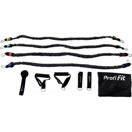 Эспандер трубчатый PROFI-FIT, УНИВЕРСАЛЬНЫЙ, 4 в 1, фото 1