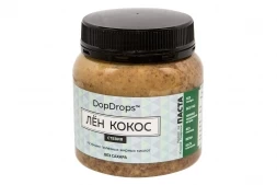 Кокосовая паста со льном и стевией, в пластике, 250г, фото 2