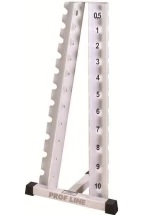 CT-403 стойка для гантелей хромированных( 0.5-10 кг )